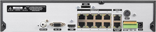 BCS BCS-U-NVR1602-A-4K-8P Înregistrator NVR 16 Canale
