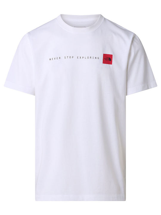 Never Stop Exploring T-shirt Λευκό