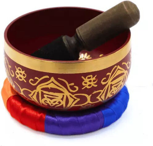 Green Tree Meditation Bowl Diameter 13cm Set