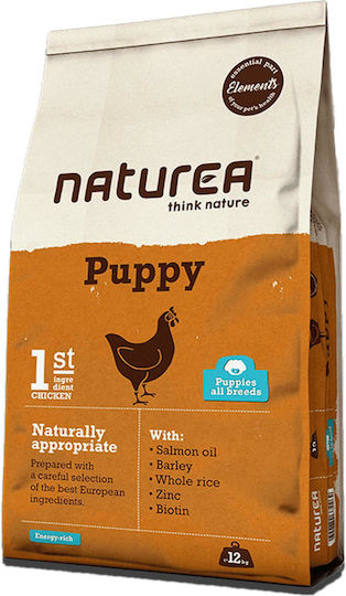 Naturea Elements Puppy 12kg Ξηρά Τροφή χωρίς Γλουτένη για Κουτάβια με Κοτόπουλο