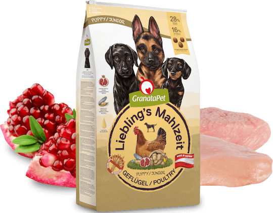 Granata Pet Foods 10kg Dry Food for Dogs Grain-Free with Poultry, Meat, Vegetables, Potatoes, Pomegranate, Salmon and Tuna