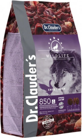 Dr.Clauder's Wildlife 11.5kg Ξηρά Τροφή χωρίς Σιτηρά για Ενήλικους Σκύλους με Πάπια