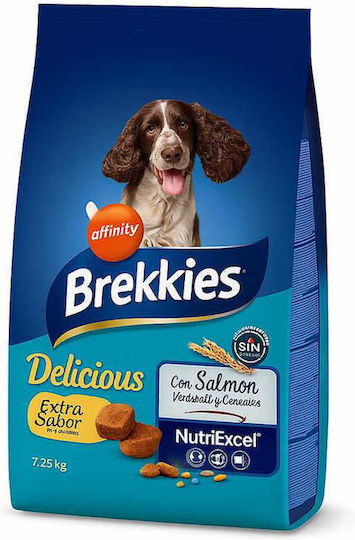 Affinity Brekkies Tender & Delicious 7.25kg Dry Food for Adult Dogs with Salmon