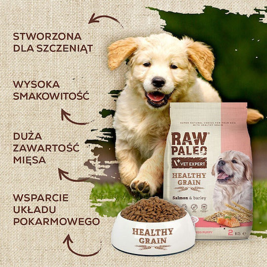 Healthy Grain 2kg Dry Food Gluten-Free for Puppies with Salmon, Tuna and Meat