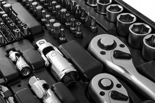 Neo Tools Werkzeugkoffer mit 216 Werkzeugen