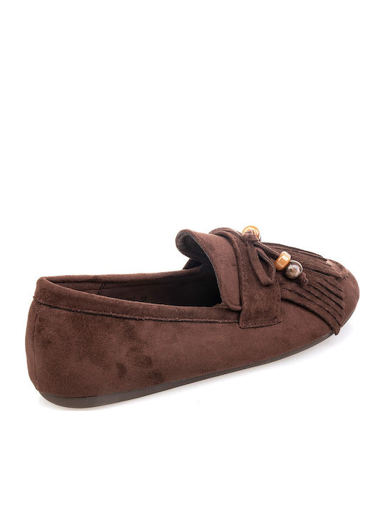 Mocasini De Damă În Culoare Maro