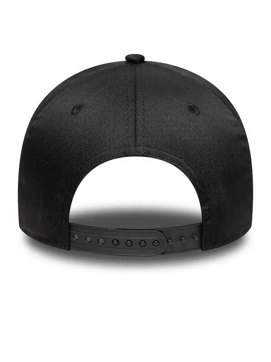 Metallic Eframe Chibul Men's Jockey with Flat Visor Black