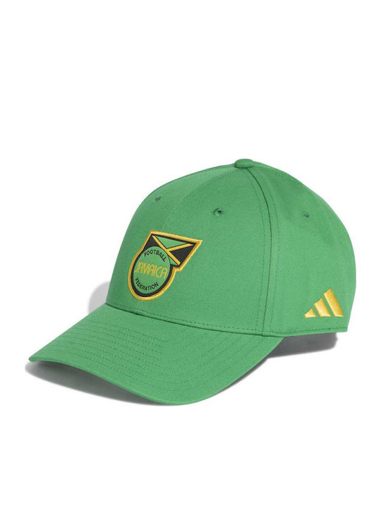 Καπέλο Adidas Fed Jamaica Jff Καπέλο Μπέιζμπολ Jamaica 26 X Bob Marley Πράσινο Adidas-ke5551