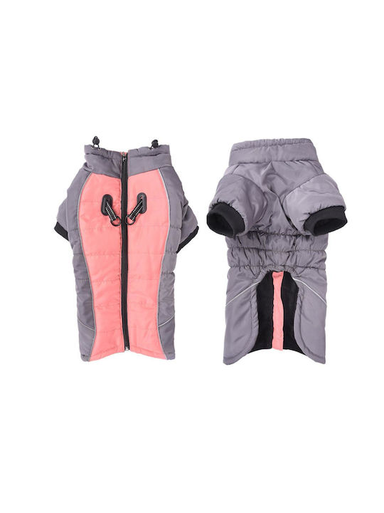Waterproof Dog Coat Pink 68cm