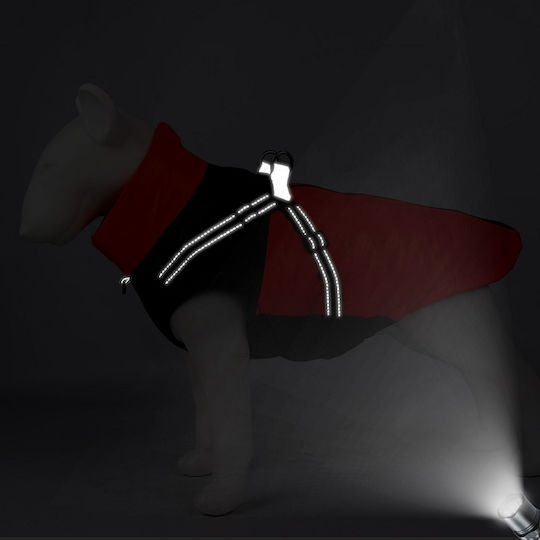 Animal Black Waterproof Dog Coat with 25cm Back Length