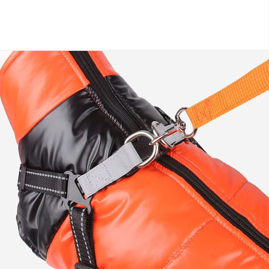 Animal Black Waterproof Dog Coat with 25cm Back Length
