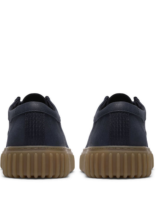 Torhill Lo Leather Men's Moccasins in Blue Colour