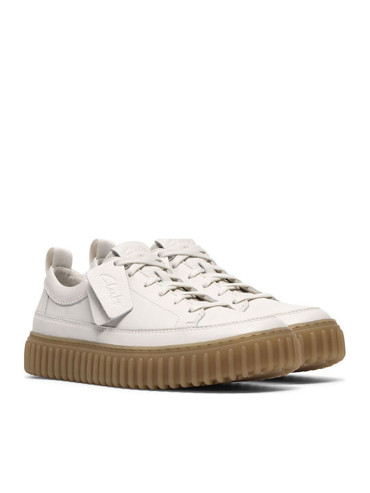 Torhill Lace Leather Men's Moccasins in White Colour