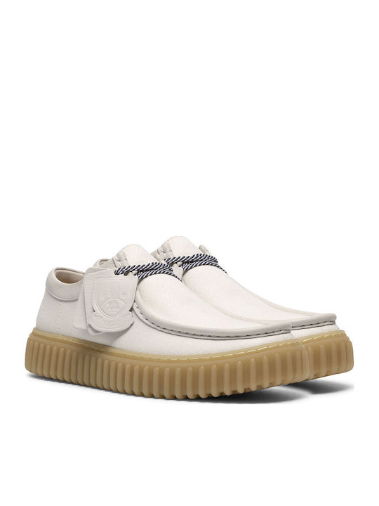 Torhill Lo Men's Moccasins in White Colour