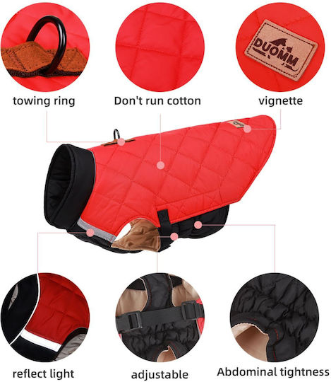 Beige Dog Coat with 60cm Back Length