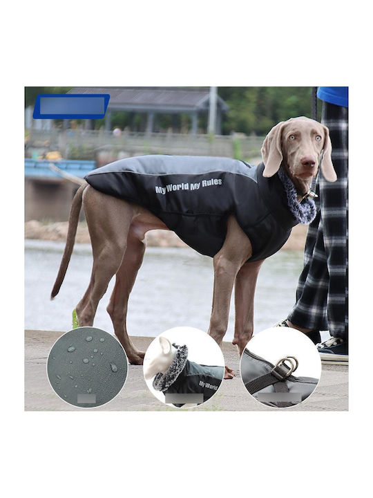 Animal Hundemantel Gray mit Rückenlänge 52 cm.