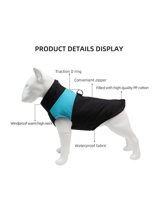 Animal Blue Dog Coat with 52cm Back Length