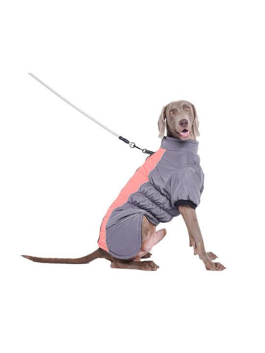 Animal Hundemantel Wasserdicht Rosa mit Rückenlänge 51 cm.