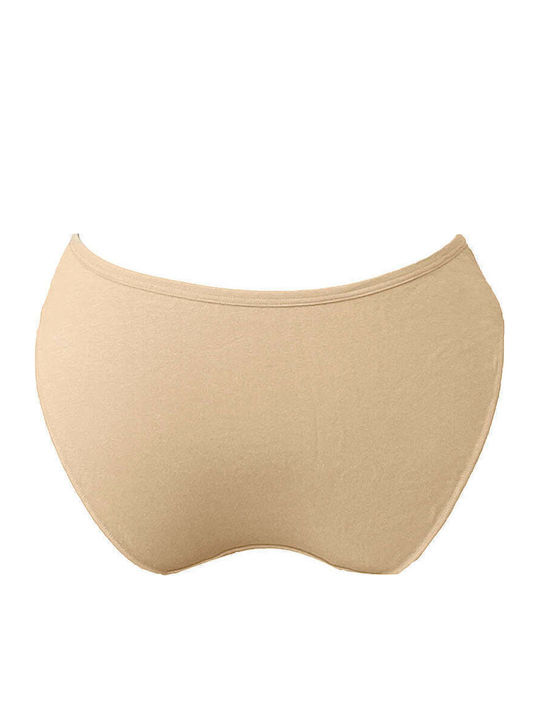 Baumwoll Damen-Slips MultiPack Beige