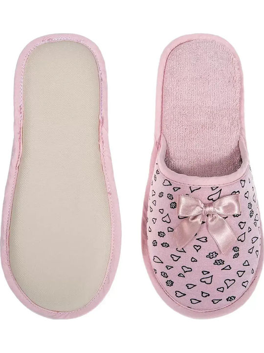 Closed-Toe Women's Orange Slippers