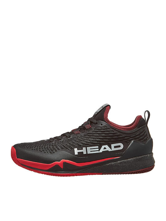 Head Pro Ανδρικά Παπούτσια Τένις για Χωμάτινα Γήπεδα Μαύρα