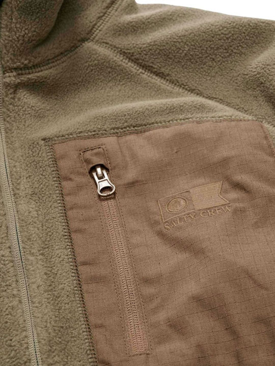 Men's Fleece Jacket Dusty Olive