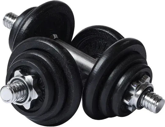 Tunturi Dumbbell Set with Bar Total Weight 20kg