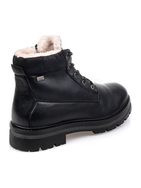 Black Men's Boots with Zipper