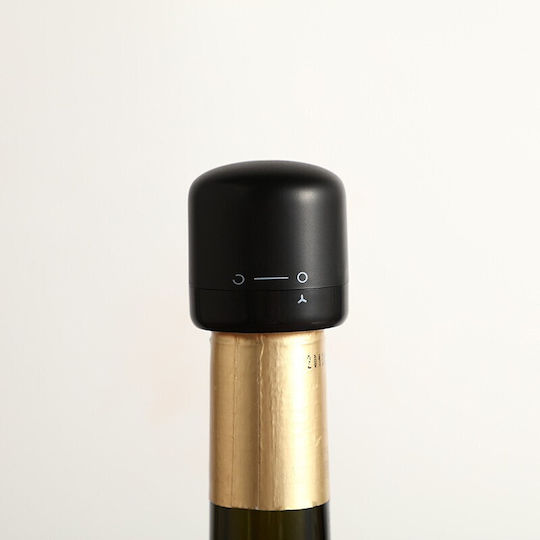 Capac De Sigilare Pentru Sticlă De Vin Alista Home Rotativ On-off Silicon Reutilizabil Ușor De Depozitat Utilizare 3.8 X 3.8 X 3.8 Cm Negru