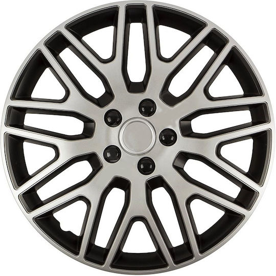 Auto Gs Σετ Τάσια Αυτοκινήτου Dakar 108507 4τμχ 15" Ασημί