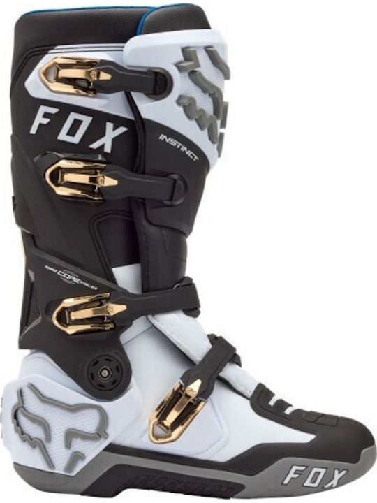 Fox Instinct Cizme Motocross Bărbați Din piele Multicolori