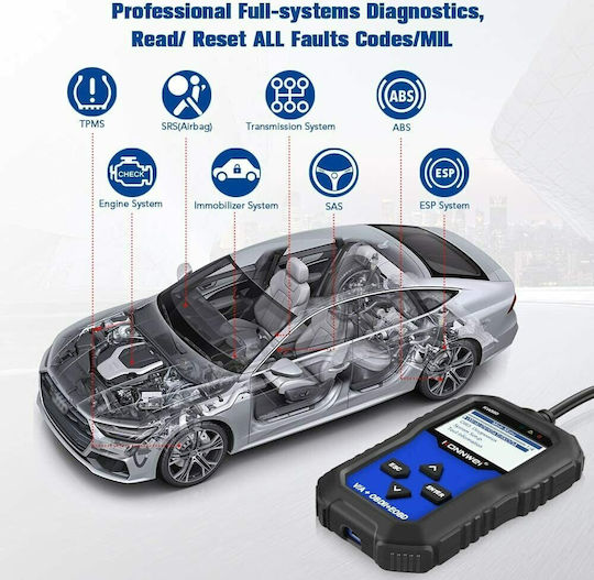 Konnwei KW350 Car Diagnostics Digital Tool OBD 2