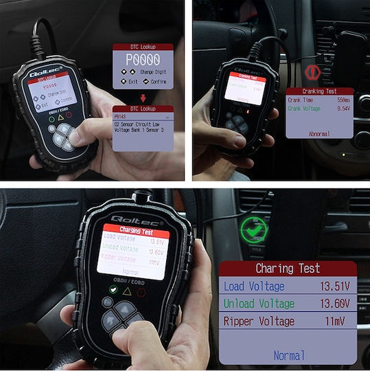 Qoltec Car Diagnostics Digital Tool OBD 2