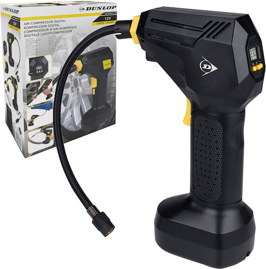 Dunlop Τρόμπα Αυτοκινήτου 150PSI με Καλώδιο Αναπτήρα 12V