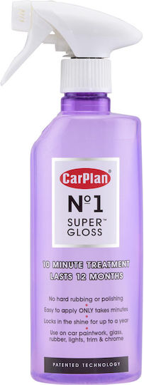 Car Plan No 1 Super Gloss Polnisch Spray Glasreiniger für Autos 600ml
