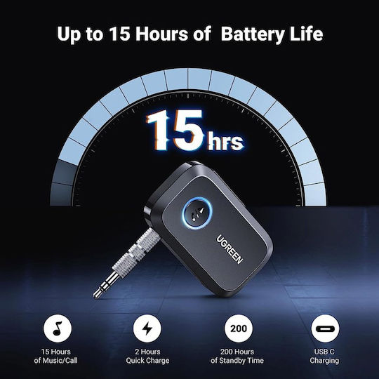 Ugreen Bluetooth Αυτοκινήτου CM596 για το Ηχοσύστημα (AUX)