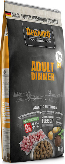Belcando Adult Dinner 12.5kg Dry Food Grain-Free for Adult Medium & Large Breed Dogs with Chicken and Fish