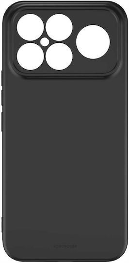 Spacecase Silicone Back Cover Σιλικόνης Μαύρο (Poco F8 Ultra)