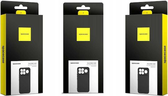 Spacecase Silicone Back Cover Σιλικόνης Μαύρο (Poco F8 Ultra)