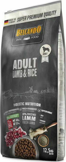 Belcando Adult Lamb & Rice 12.5kg Dry Food Grain-Free & Gluten-Free for Adult Medium & Large Breed Dogs with Lamb and Rice