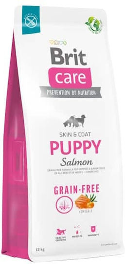 Brit Care Puppy Grain Free 12kg Dry Food Grain-Free for Puppies with Salmon and Potatoes