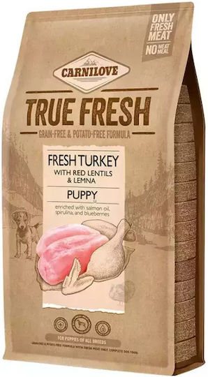Carnilove True Fresh Puppy 1.4kg Trockenfutter ohne Getreide für Welpen mit Türkei