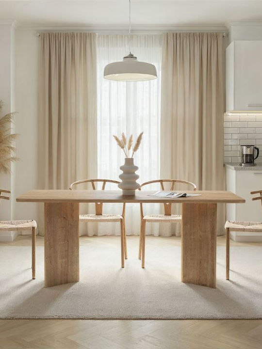 Linza Masă de Dining din Lemn Stejar Miere 180x90x75cm