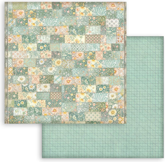 Scrapbooking Papers 10 Pieces 30.5×30.5cm Stamperia Daisy Art Backgrounds
