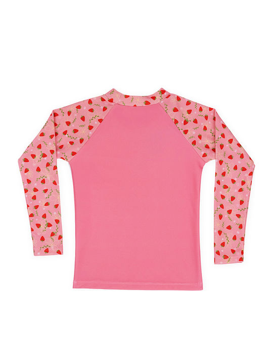 Splash About Splash Costum De Baie Pentru Copii Rashguard Cu Mâneci Lungi Strawberry Field