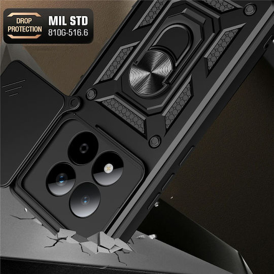 Techsuit Camshield Series Rückseite Hülle Rose Gold für Redmi Note 15