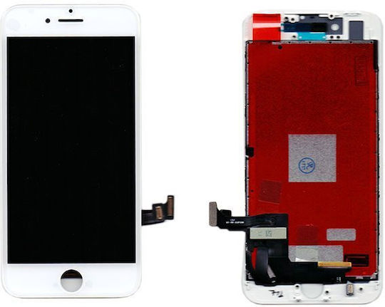Οθόνη Grade A με Μηχανισμό Αφής για Apple iPhone 8 (Λευκό)