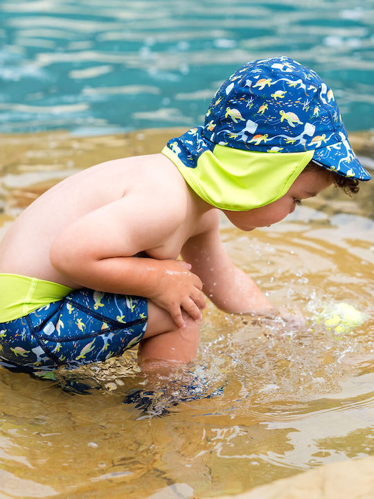 Splash About Kids' Hat Jockey Fabric Sunscreen Multicolour