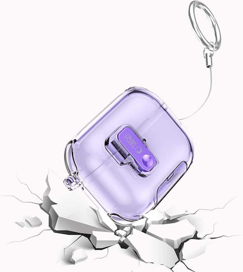 Tech-Protect Hülle Silikon mit Haken in Grün Farbe für Apple AirPods Pro 3