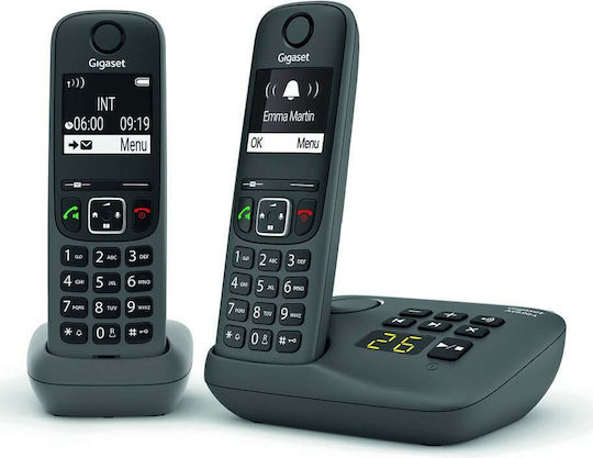 Gigaset AE690A Cordless Phone with Greek Menu Gray